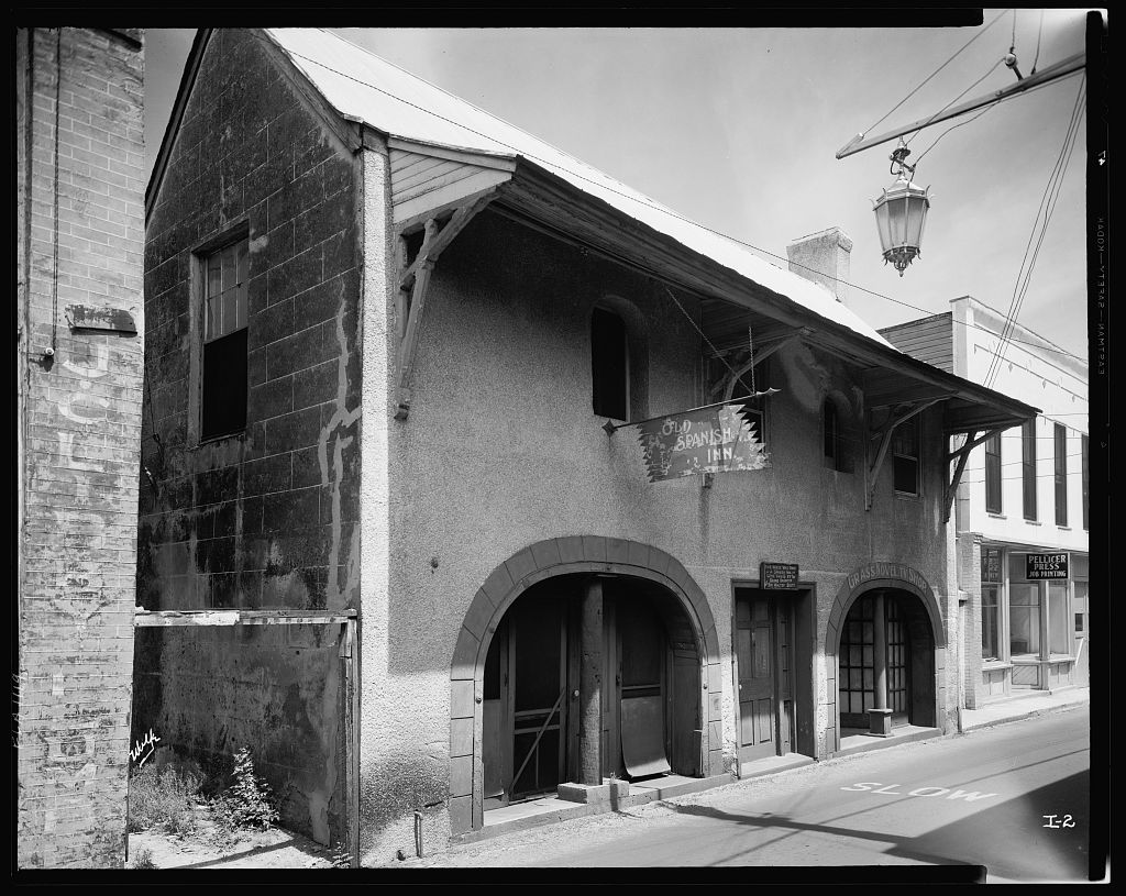 Spanish Inn, 43 George Street, St. Augustine, St. Johns County, Florida 1936-37